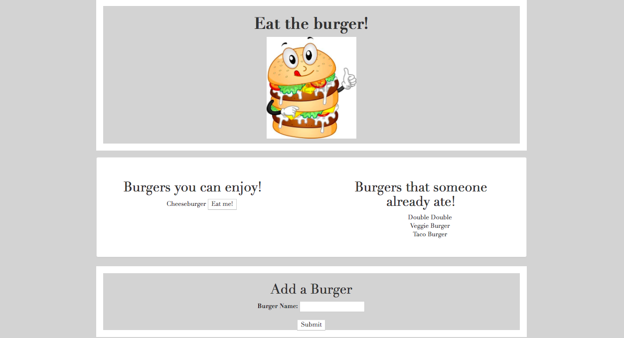 Burger App